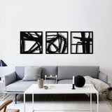 Hikate 1960 - TRIPTYCH Decorative Modern Art - ABSTRACT-M0102010
