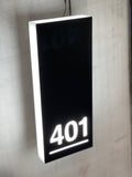 awesome compact house lighted numbers