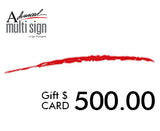 Advanced Multi Sign Store Gift Card