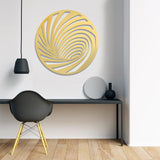 Coriolis - Decorative Wall Modern Art ABSTRACT M036-36d. Minimalist Exterior Interior